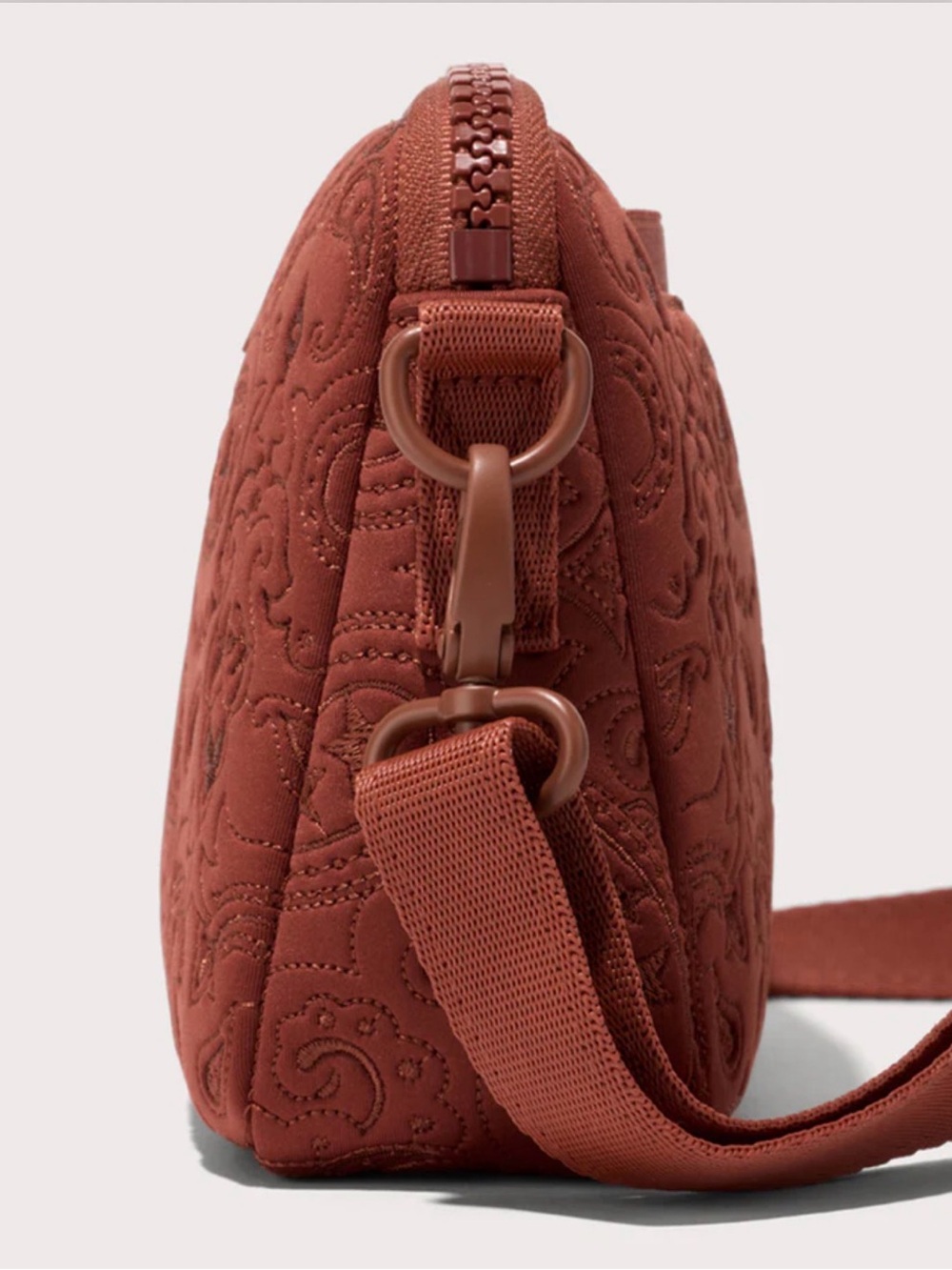 Dagne Dover Nora Crossbody Shoulder Bag in Sweet Tea Paisley Brown NWT - Picture 6 of 6